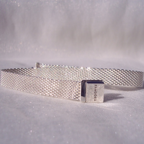 Pandora REFLEXIONS Bracelet MESH Silver Charms